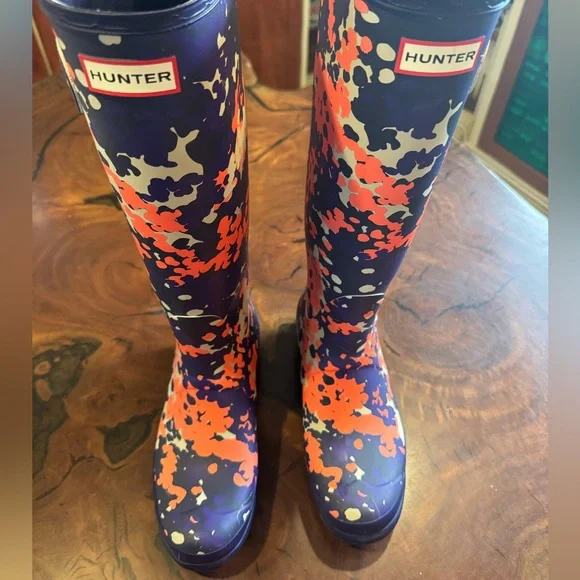 Hunter Multicolor Splash Rain Boots - Picture 2 of 10